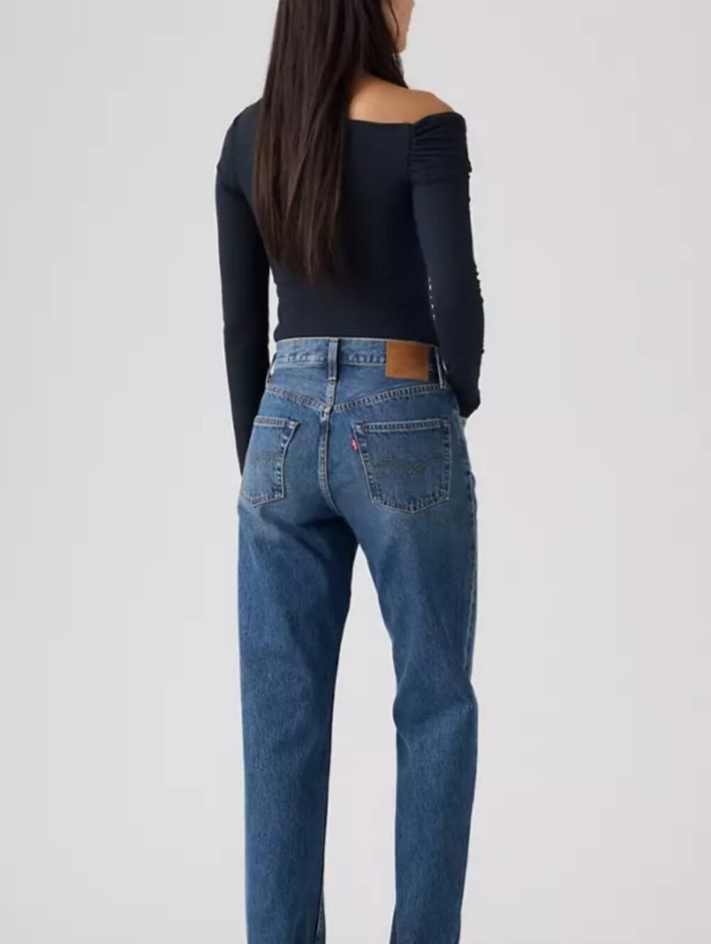 Women's Selvidge Relaxed Levi's Blue Jeans Size 24/30 BNWOT $59